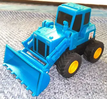 풀백 공사 차량 불도저