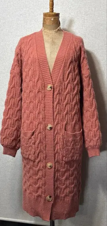 Charm 롱 가디건 F 새상품급