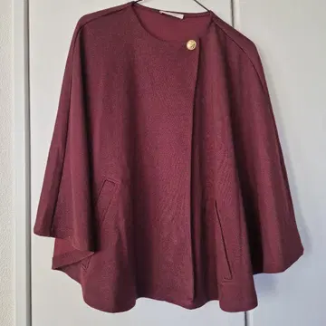 버건디 케이프 S/M 사이즈