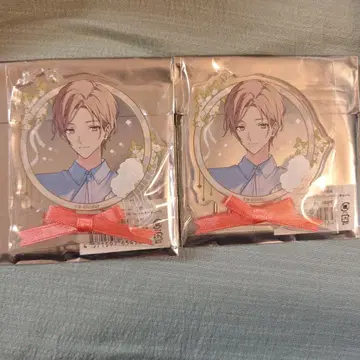 re;quartz 리본 타이 아크릴 플레이트 키체인 코노에 아키라 2종