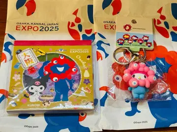 EXPO2025 쿠로미 메모장 & 마이멜로디 키링