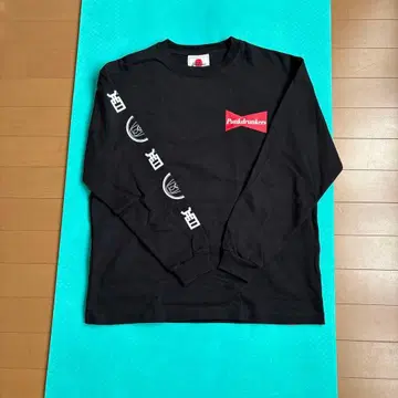 Punkdrunkers 블랙 긴팔 티셔츠