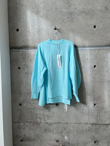 nagonstans 스카이블루 긴팔 T셔츠