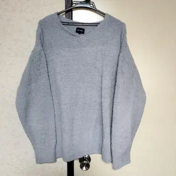 BEAMS 그레이 니트 스웨터 XL