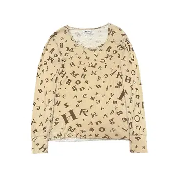 서멀 롱 T 상의 y2k 그런지 itimi shury