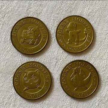 포켓몬 반프레스토 메달 4개 세트 당시 물품