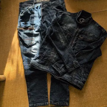 GRANCISCO 데님 자켓과 팬츠 세트