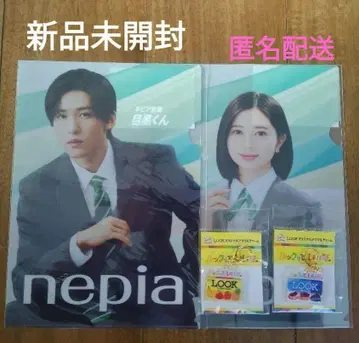 네피아 메구로 렌 클리어 파일 LOOK 아크릴 참 SnowMan 후지야