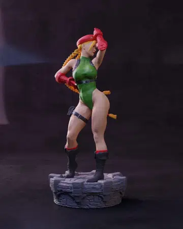 1/4 미도장 미조립 피규어 레진 키트 캐미