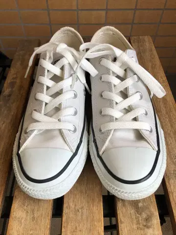 컨버스 가죽 23cm 1B905 로우컷