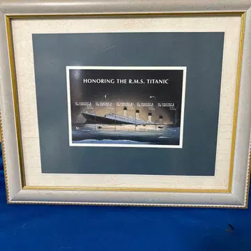 R.M.S. TITANIC 우표 액자