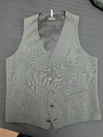 Paul Smith 스트라이프 수트 베스트 그레이