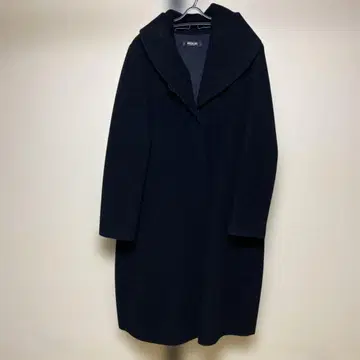 HIROKO BIS 블랙 울 코트