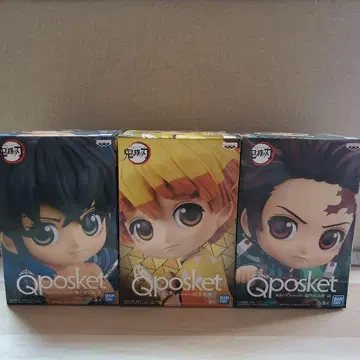 Qposket 피규어 세트 탄지로 젠이츠 이노스케