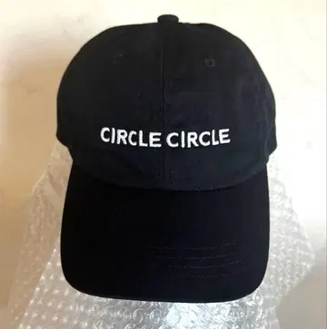 CIRCLE CIRCLE 골프 캡 블랙