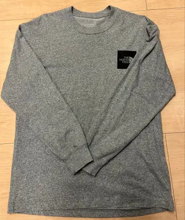 THE NORTH FACE 그레이 롱 슬리브 T셔츠 M