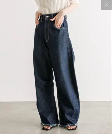 mystic 커브 데님 인디고 블루 1