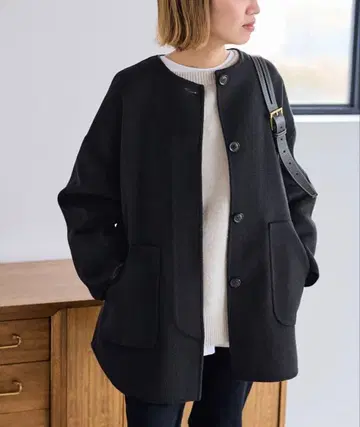 FRAMeWORK 해밀턴 리버 크루넥 코트 34