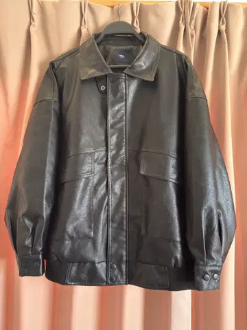MONO-MART 가죽 자켓 블랙