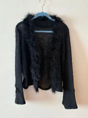 9호 퍼 블랙 가디건