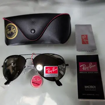 레이밴 티어드롭 RB3025 미사용품