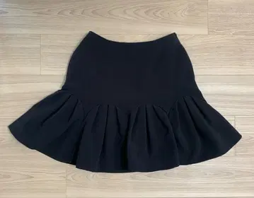 FOXY NEW YORK 블랙 플레어 스커트 38