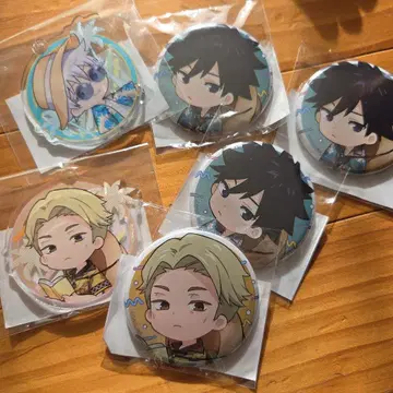 주술회전 마루쿠지 Aloha vibes 아크릴 키링 캔뱃지 세트