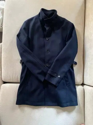 네이비 스텐카라 코트 M