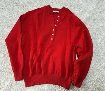 FREAK'S STORE 맨투맨 느낌 헨리넥 니트 풀오버