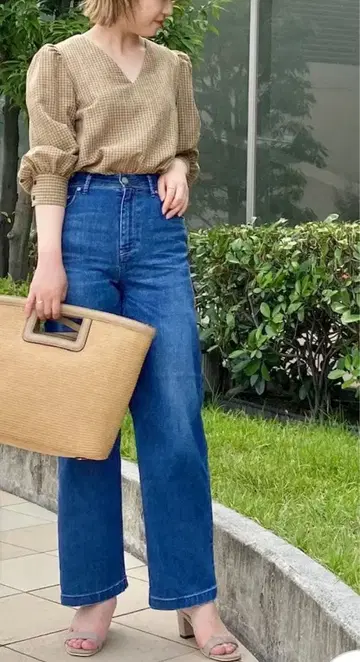 야누크 와이드 스트레이트 데님 릴리스 25