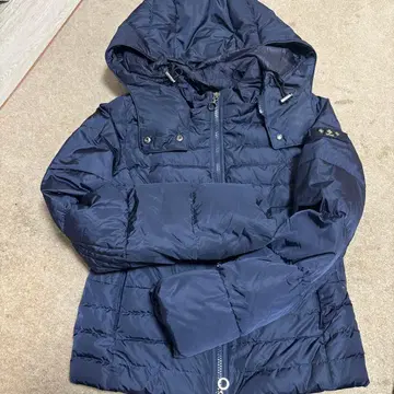 TATRAS 네이비 다운 자켓 후드 부착