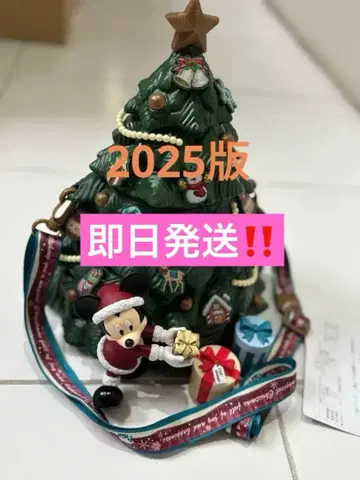 디즈니 크리스마스 2025 팝콘 바스켓 미키마우스