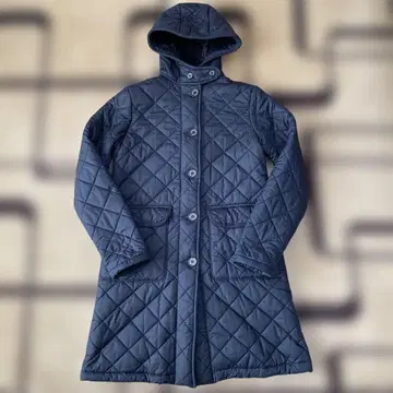 MACKINTOSH 퀼팅 자켓 보아 코트 보아 자켓 네이비