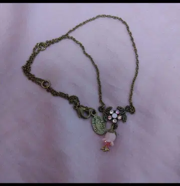 미하엘 네그린 목걸이 스즈란 핑크 계열 플라워 꽃  스즈란