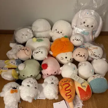 시로탄 봉제 인형 묶음 판매 후지야 시나몬 산리오 복권 편의점