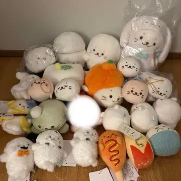 시로탄 봉제 인형 묶음 판매 후지야 시나몬 산리오 복권 편의점