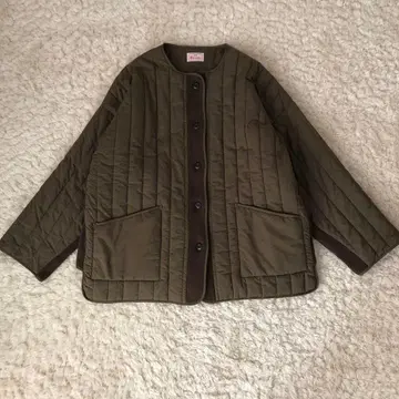 maomade 마오메이드 퀼팅 자켓 카키