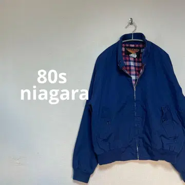 70s 80s 나이아가라 드리즐러 자켓 스윙탑 네이비