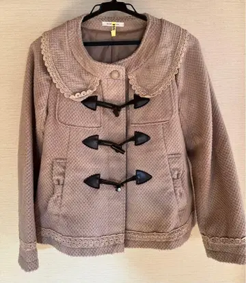 axes femme 베이지 더플 코트 자켓