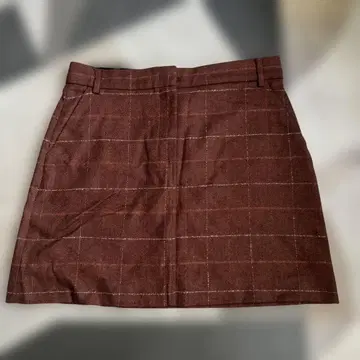 MAX&Co. 체크 무늬 타이트 스커트