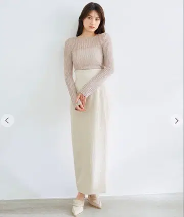 [ 미사용 새상품 ] COCO DEAL 코코딜 레이스업 타이트 스커트