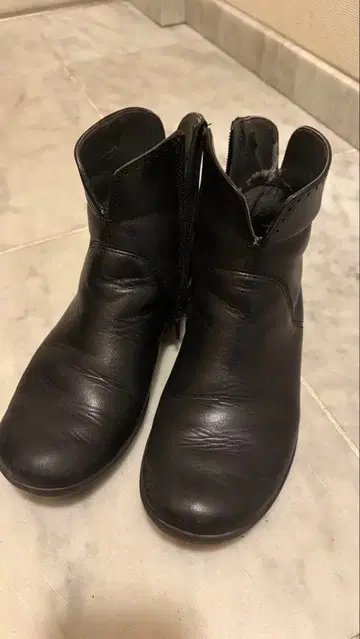 Camper 블랙 SPIRAL COMET 숏부츠 37