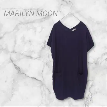 마릴린문 튜닉 네이비 계열 백 레이스 유넥