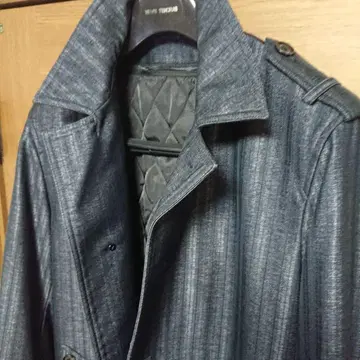 [ MEN'S TENORAS ] 광택 싱글 트렌치코트