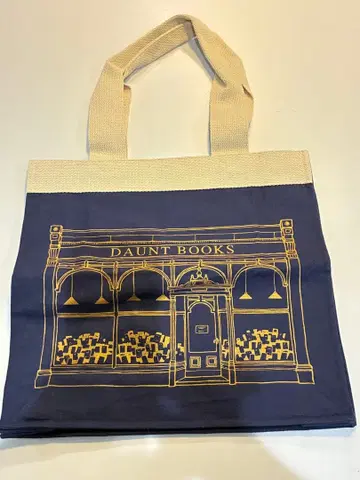 Daunt Books 토트백 네이비