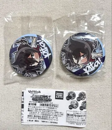 진격의 거인 ! vol.2 캔뱃지 미카사 2개 세트