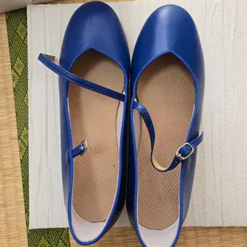 브릴리언트 하우스 파랑 스트랩 발레 슈즈 24.5cm