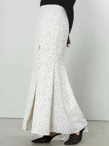 SENEE 슬릿 머메이드 스커트