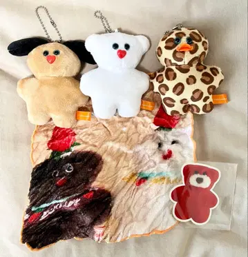 mojojojo 마스코트 키링 손수건 스티커 세트