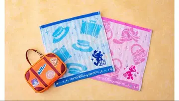 도쿄 디즈니랜드 미니 타월 2장 파우치 포함